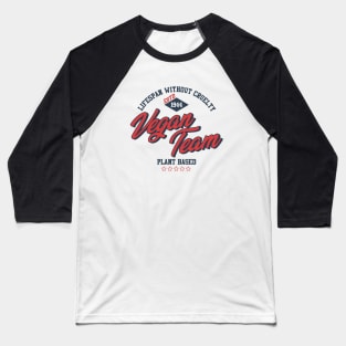 Vegan Team Baseball T-Shirt